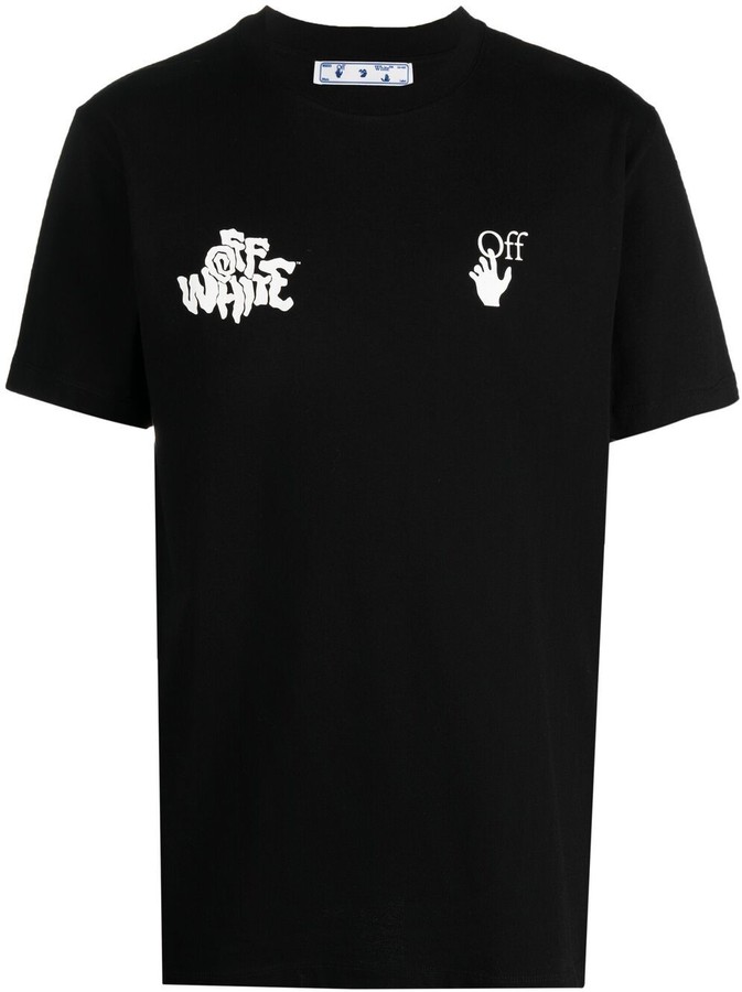 OffWhite cartoon graphic logo Tshirt ShopStyle