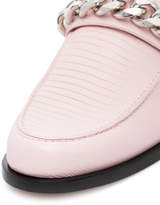 Thumbnail for your product : Givenchy pink chain flat leather loafers