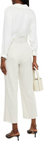 Thumbnail for your product : Charli Charlotta Embroidered Crepe Wide-leg Pants