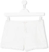 Thumbnail for your product : Chloé Kids broderie anglaise shorts