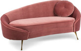 Thumbnail for your product : Bold Monkey 65" Velvet Recessed/Square Arm Loveseat