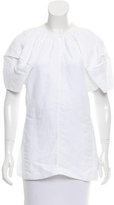 Thumbnail for your product : Celine Exaggerated Short Sleeve Top w/ Tags