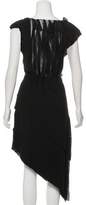 Thumbnail for your product : Rodarte Belted Wool Dress
