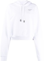 Thumbnail for your product : Off-White Puzzle Arrow cropped hoodie