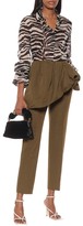 Thumbnail for your product : Dries Van Noten Cotton and linen slim pants