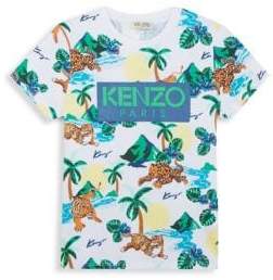Kenzo Little Boy's Print Logo T-Shirt