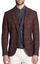 Thumbnail for your product : Brunello Cucinelli Wool/Silk/Linen Plaid Jacket