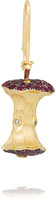 Thumbnail for your product : Aurélie Bidermann Fine Jewelry 18-karat gold, ruby and diamond apple core charm