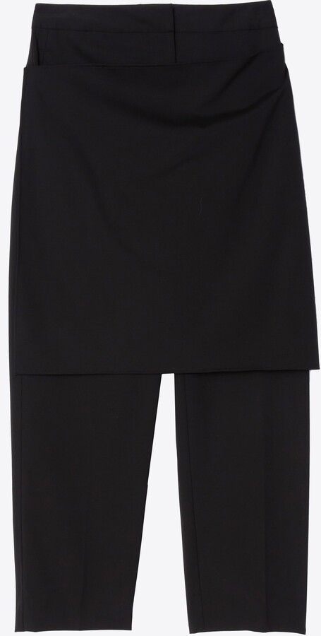 Apron Lightweight Wool Pant in BLACK