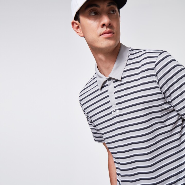 Striped Piquet Polo