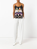 Thumbnail for your product : Emilio Pucci triangle print camisole top