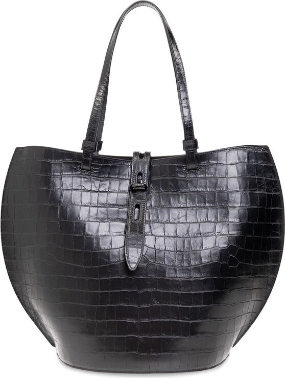 Furla Women's 'unica Large' Shopper Bag - Black - Totes