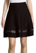 Thumbnail for your product : Saks Fifth Avenue BLACK Solid A-Line Skirt