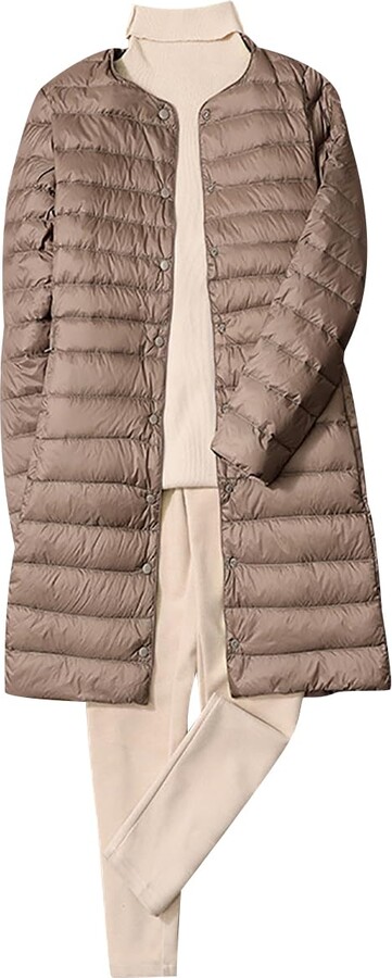 Womens Jacket Uniqlo Coats Amazon Khaki Quilted Jacket Women