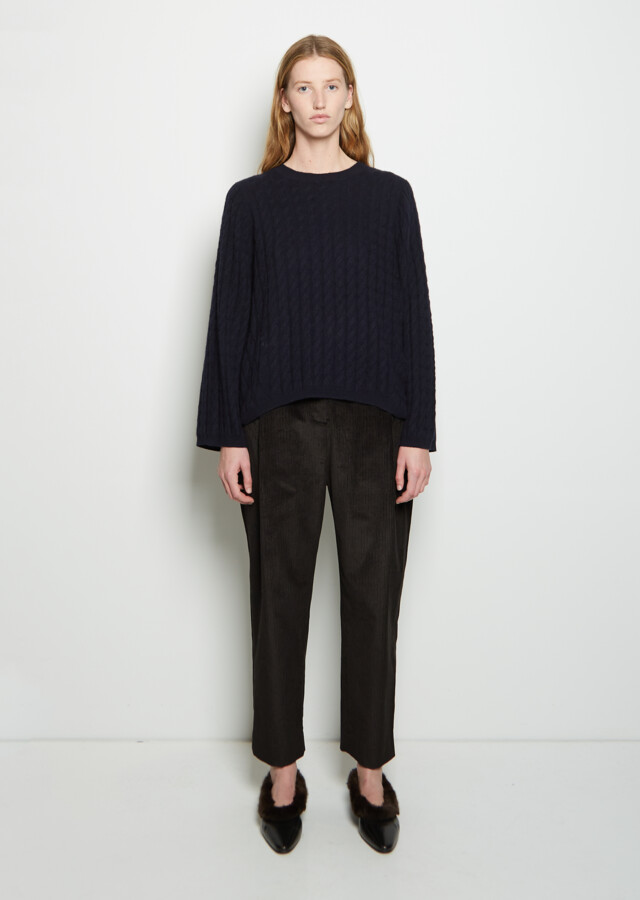 Totême Cashmere Cable Knit Sweater ShopStyle