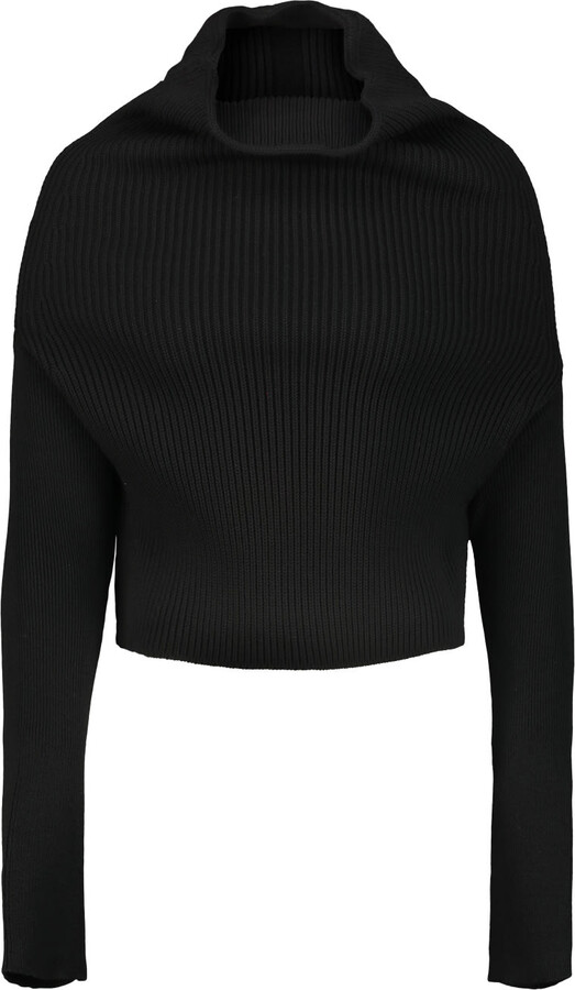 Rick Owens Ls Cowl Sweater