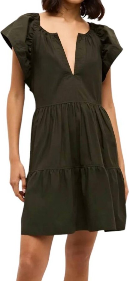 Marie Oliver Kara Dress In Rosin