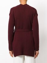Thumbnail for your product : Forte Forte tie waist knit cardigan