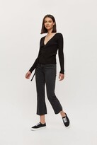 Thumbnail for your product : Dorothy Perkins Women's Knitted Wrap Jumper - black - XS