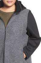 Thumbnail for your product : Plus Size Women's Halogen Colorblock Wool Blend Jacket