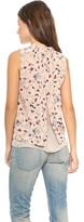 Thumbnail for your product : Rebecca Taylor Trellis Print Top