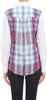 Thumbnail for your product : Thakoon Solid & Plaid Combo Shirt