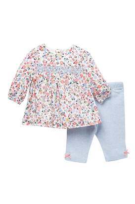 Little Me Garden Posy Tunic & Pants Set (Baby Girls)