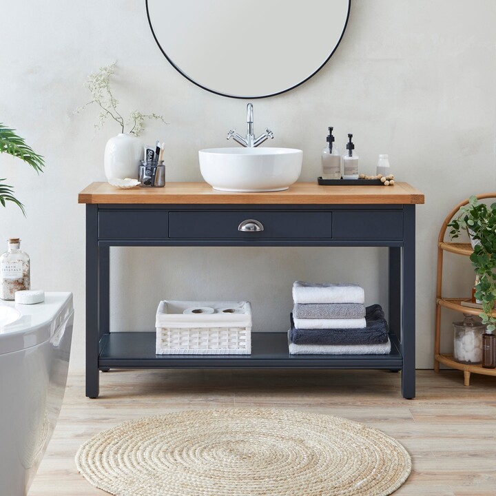 Dunelm Compton Large Charcoal Vanity Unit Charcoal ShopStyle Bath