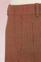 Thumbnail for your product : Chloé Wide Check Flare Pants
