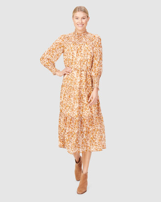 French Connection Women's Dresses - Shirred High Neck Dress - Size One Size, 8 at The Iconic