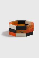 Thumbnail for your product : Wallis Orange Geometric Bangle