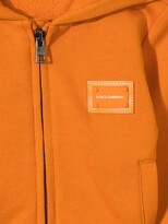Thumbnail for your product : Dolce & Gabbana Children Logo-Patch Cotton Jacket