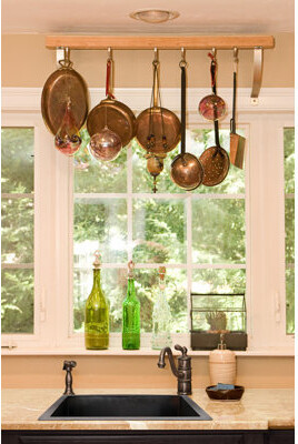 Ambiente Mexican Copper Crafts 33x22" Rectangular Single Bowl Copper Kitchen Sink – Drop-In Bronze Kitchen Sink for Home Improvement