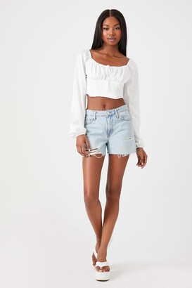 satin peasant top