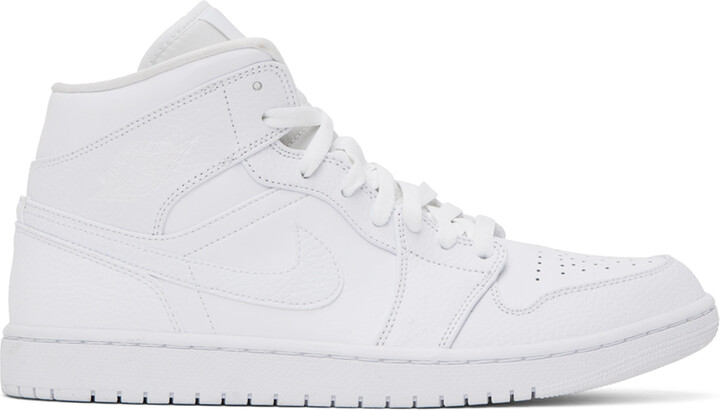 mens white jordan sneakers