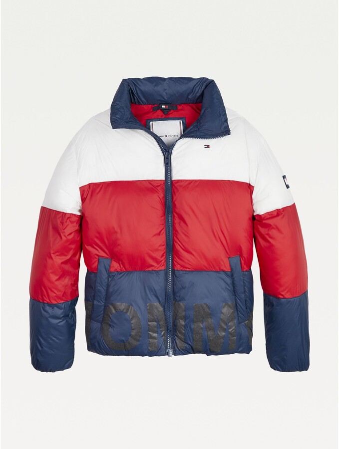 Tommy Hilfiger TH Kids Colorblock Puffer Jacket - ShopStyle