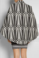 Thumbnail for your product : Balmain Cape-effect jacquard jacket