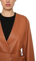 Thumbnail for your product : Loewe Wrap Nappa Leather Coat