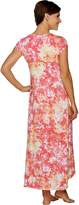 Thumbnail for your product : Carole Hochman Petite Woodblock Floral Lounge Dress Set