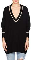 Thumbnail for your product : Givenchy WOMEN'S PEARL-INSET WOOL-SILK-CASHMERE SWEATER - BLACK SIZE L