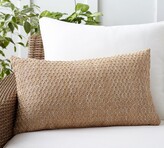 Thumbnail for your product : Pottery Barn Faux Natural Fiber Honeycomb Indoor/Outdoor Lumbar Pillow