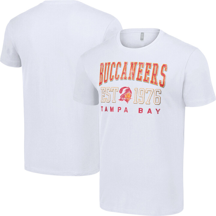 Men's Starter White Tampa Bay Buccaneers Throwback Logo T-Shirt