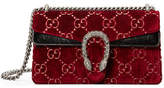 Thumbnail for your product : Gucci Dionysus Small Velvet GG Supreme Shoulder Bag