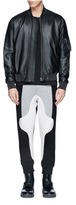 Thumbnail for your product : Nobrand Colourblock stretch waistband bonded jersey pants