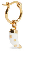 Thumbnail for your product : Aurélie Bidermann Caftan Moon Gold-tone Bakelite Earrings