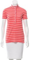 Thumbnail for your product : Tory Burch Textured Short Sleeve Top