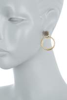 Thumbnail for your product : Lucky Brand Druzy Dangle Spike Hoop Earrings