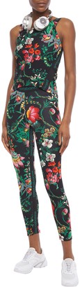 Paco Rabanne Floral-print Stretch Top
