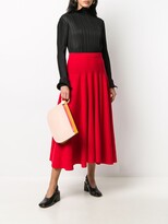 Thumbnail for your product : Marni Ribbed Knit Mid-Length Skirt