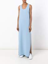 Thumbnail for your product : P.A.R.O.S.H. contrast long sleeveless dress